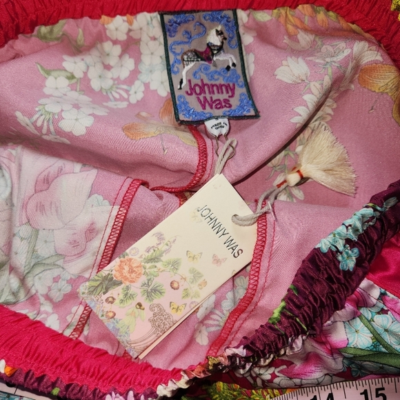 Johnny Was NWT GOLDEN BOUQUET DIVINE PANT Silk  Size Small - Picture 10 of 14